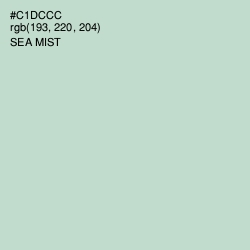 #C1DCCC - Sea Mist Color Image